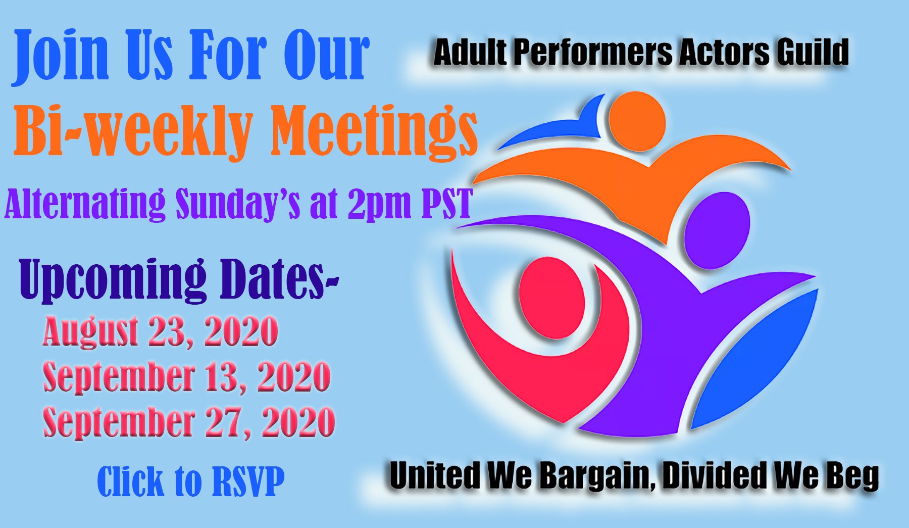 meeting schedule APAG 1 – APAG- Adult Performance Artists Guild